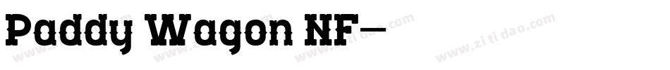 Paddy Wagon NF字体转换